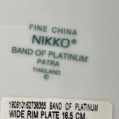 Nikko dinnerware set, Robert Stanley pumpkin plates & Made by Design black & cream set