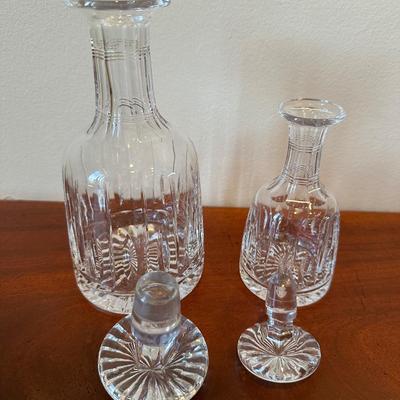 Pair of Stuart Crystal Decanters