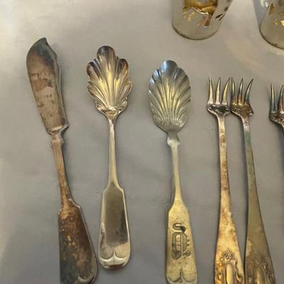 VARIETY OF SILVER PLATED PIECES
