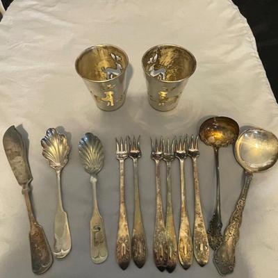 VARIETY OF SILVER PLATED PIECES