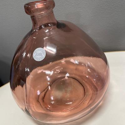 3 vidrios San Miguel made in Spain vases