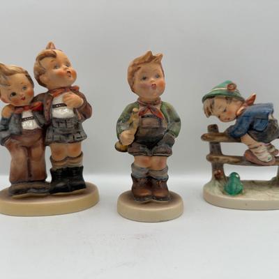 Hummel Goebel Figurines - Brother, Mary Wanderer & Girl on Fence