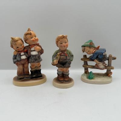 Hummel Goebel Figurines - Brother, Mary Wanderer & Girl on Fence