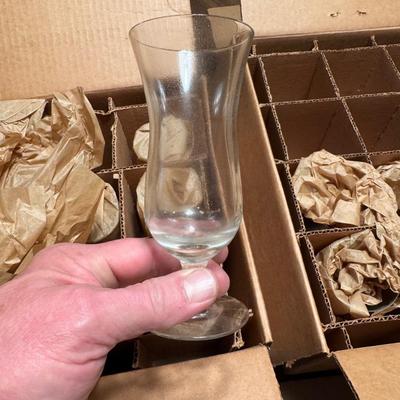 New In Box 18 Glass Parfait Glasses