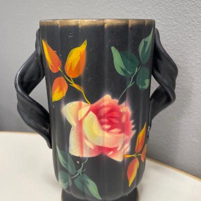 Art Deco Hamilton England Black vase