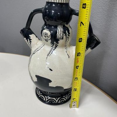 Deruta Boldrini Italian Pottery Double spout pitcher