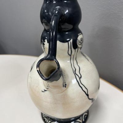 Deruta Boldrini Italian Pottery Double spout pitcher