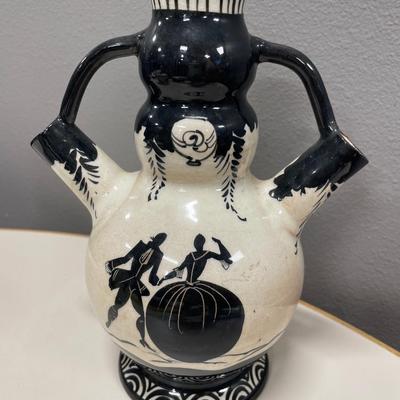 Deruta Boldrini Italian Pottery Double spout pitcher