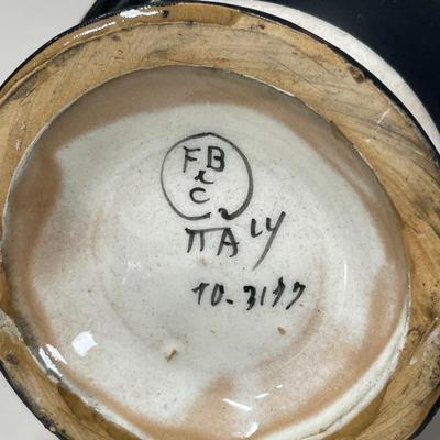 Deruta Boldrini Italian Pottery Double spout pitcher