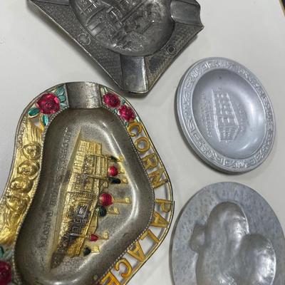 Small vintage ashtrays