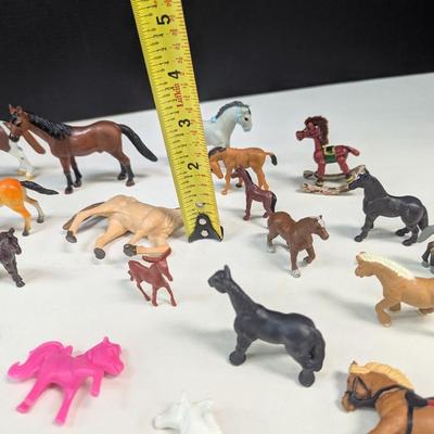 Assortment Of Vintage Horse Figures