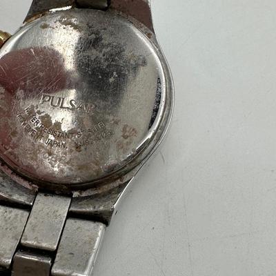 Lot of 3 Pulsar Wristwatches – Chronographs & Solar Titanium