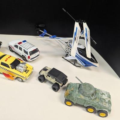 Assortment Of Toy Vehicles - MARX - Tootsie Toys Armored Car