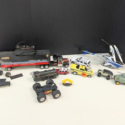 Assortment Of Toy Vehicles - MARX - Tootsie Toys Armored Car