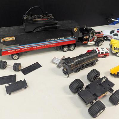 Assortment Of Toy Vehicles - MARX - Tootsie Toys Armored Car