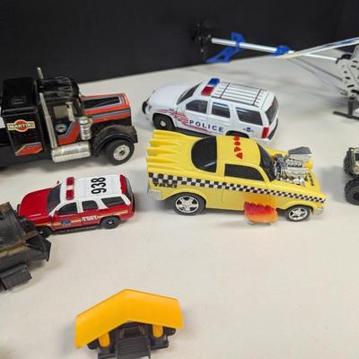 Assortment Of Toy Vehicles - MARX - Tootsie Toys Armored Car