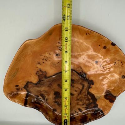 Handcrafted Aspen Burl Wood Platter (Canada)