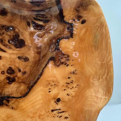 Handcrafted Aspen Burl Wood Platter (Canada)