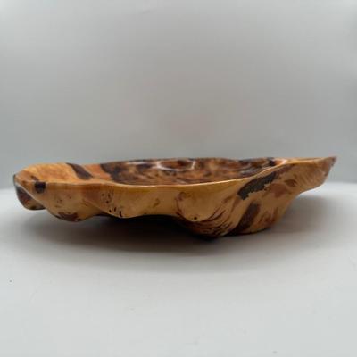 Handcrafted Aspen Burl Wood Platter (Canada)