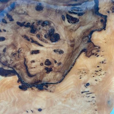 Handcrafted Aspen Burl Wood Platter (Canada)