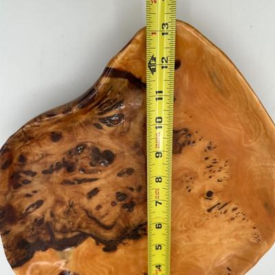 Handcrafted Aspen Burl Wood Platter (Canada)