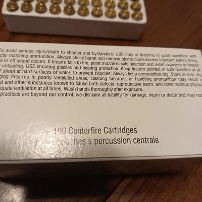 FULL BOX OF WINCHESTER 380 AUTO, SHOT SHELLS AND ORVIS SHOTGUN CLEANER