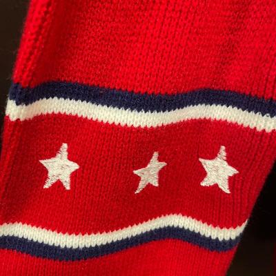 Vintage Braidburn patriotic sweater