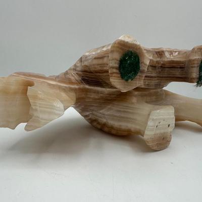 Onyx Stone Bear Figurine