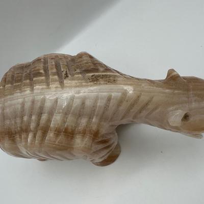 Onyx Stone Bear Figurine