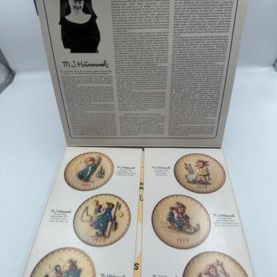 Collection of M.I. Hummel Annual Plates with Boxes – 1971–1979