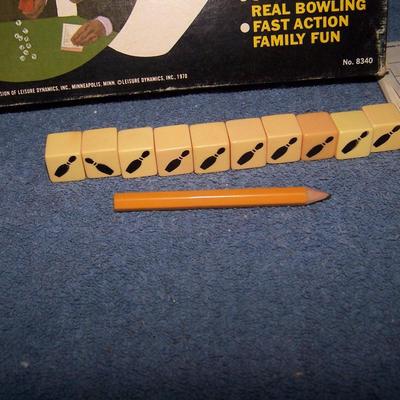 LOT 198 GREAT 1970 SPARE TIME BOWLING GAME