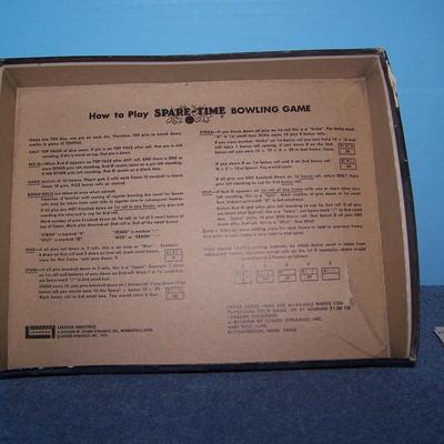 LOT 198 GREAT 1970 SPARE TIME BOWLING GAME