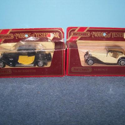 LOT 201 MODES OF YESTERYEAR MATCHBOX-MG & BUGATTI