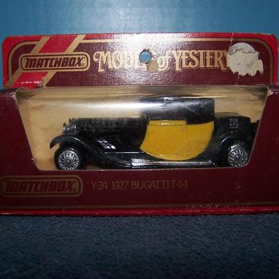 LOT 202 GREAT MODES OF YESTERYEAR MATCHBOX CARS -2 BUGATTI!
