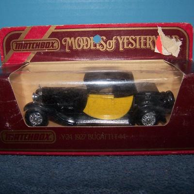 LOT 204 GREAT MODES OF YESTERYEAR MATCHBOX CARS-BUGATTI & MERCEDES