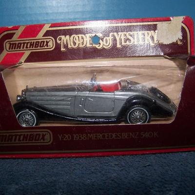 LOT 205 GREAT MODES OF YESTERYEAR MATCHBOX CARS-RENAULT/JAG/MERCEDES
