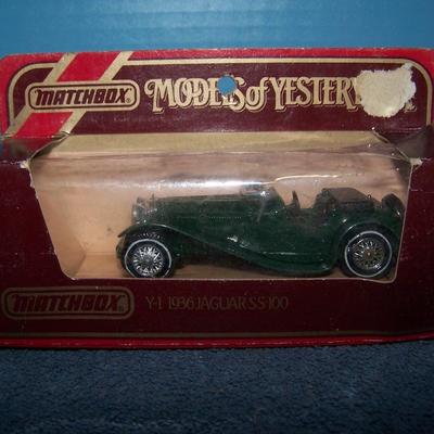 LOT 205 GREAT MODES OF YESTERYEAR MATCHBOX CARS-RENAULT/JAG/MERCEDES