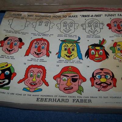 LOT 206 WONDERFUL VINTAGE STENCIL/WEAVING/SEWING KITS