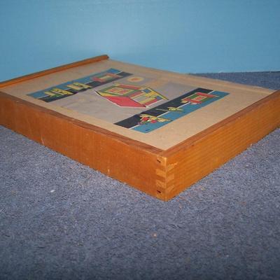 LOT 210 GREAT VINTAGE UKULELE/STENCILS/BLOCKS