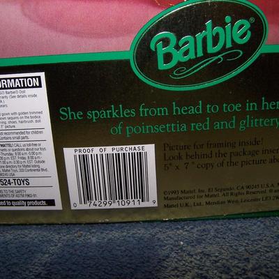 LOT 218 HOLIDAY BARBIE 1993