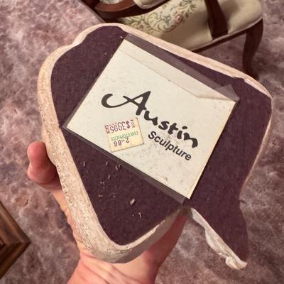 Plant Stand with Austin Statue