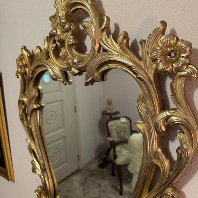 Gold Gilded Style Mirror