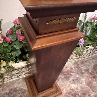 Pedestal with Plaster Bust