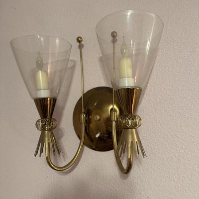 MCM Wall Sconce Pair