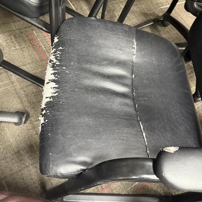 1N3-Poor condition, office chair lot