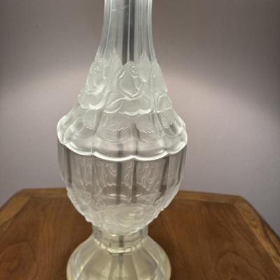 Pair of Vintage Crystal Lamps