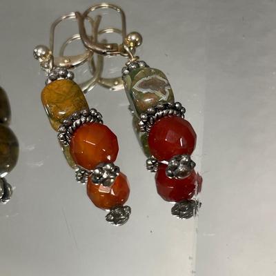 Possible Jasper necklace and earrings