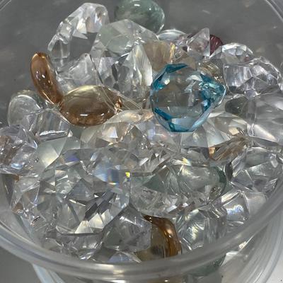 Small crystals and beads