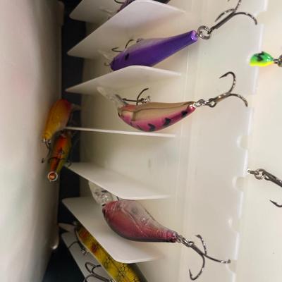 Large Special Mate tackle box FULL of lures