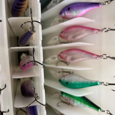 Large Special Mate tackle box FULL of lures